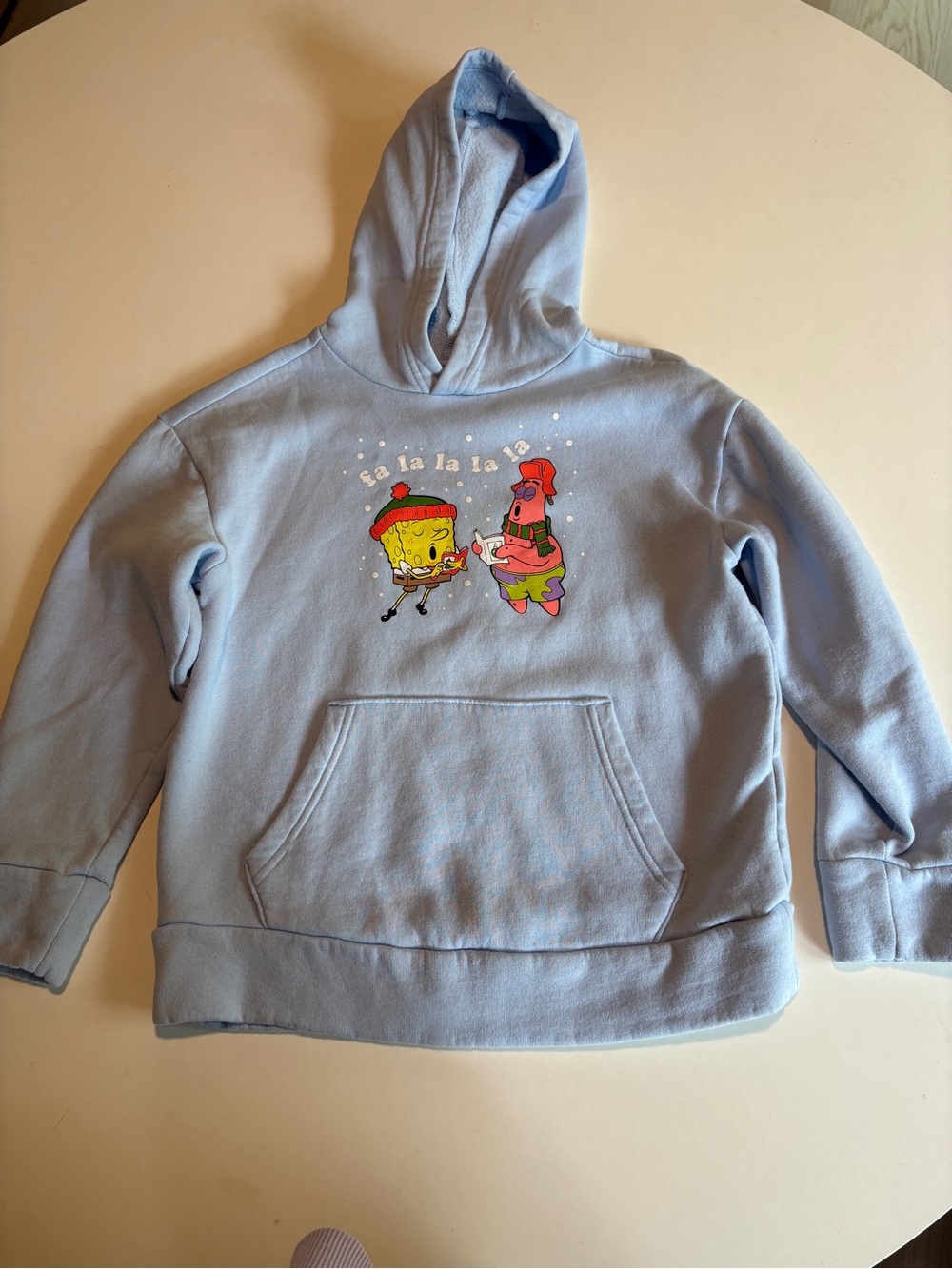 Nickelodeon Light Blue SpongeBob & Patrick Holiday Hoodie